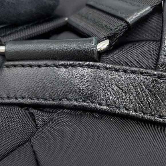 Prada Quilted Backpack Rucksack Daypack Bag Black main image 3
